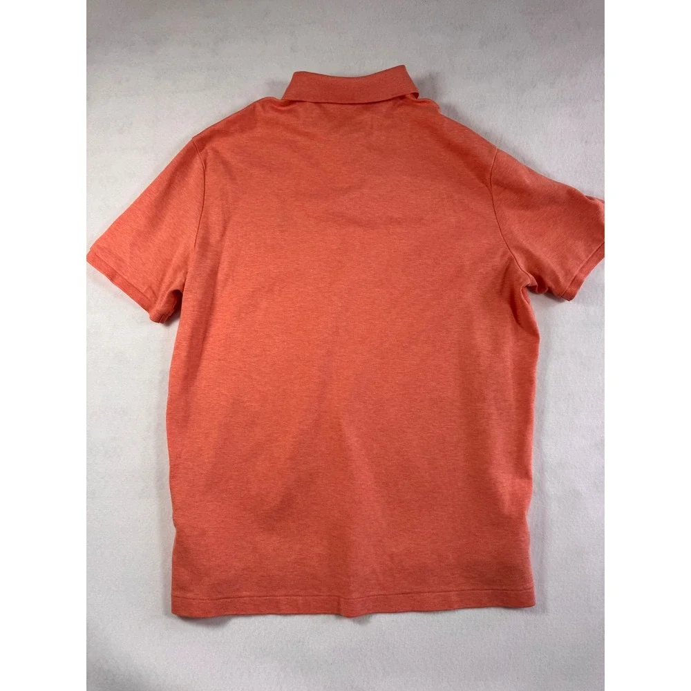 Polo Ralph Lauren mens Large Coral Cotton Short‎ Sleeve Polo Shirt
